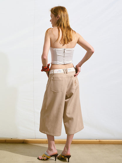 One-Strap Slim Fit Bustier Cami