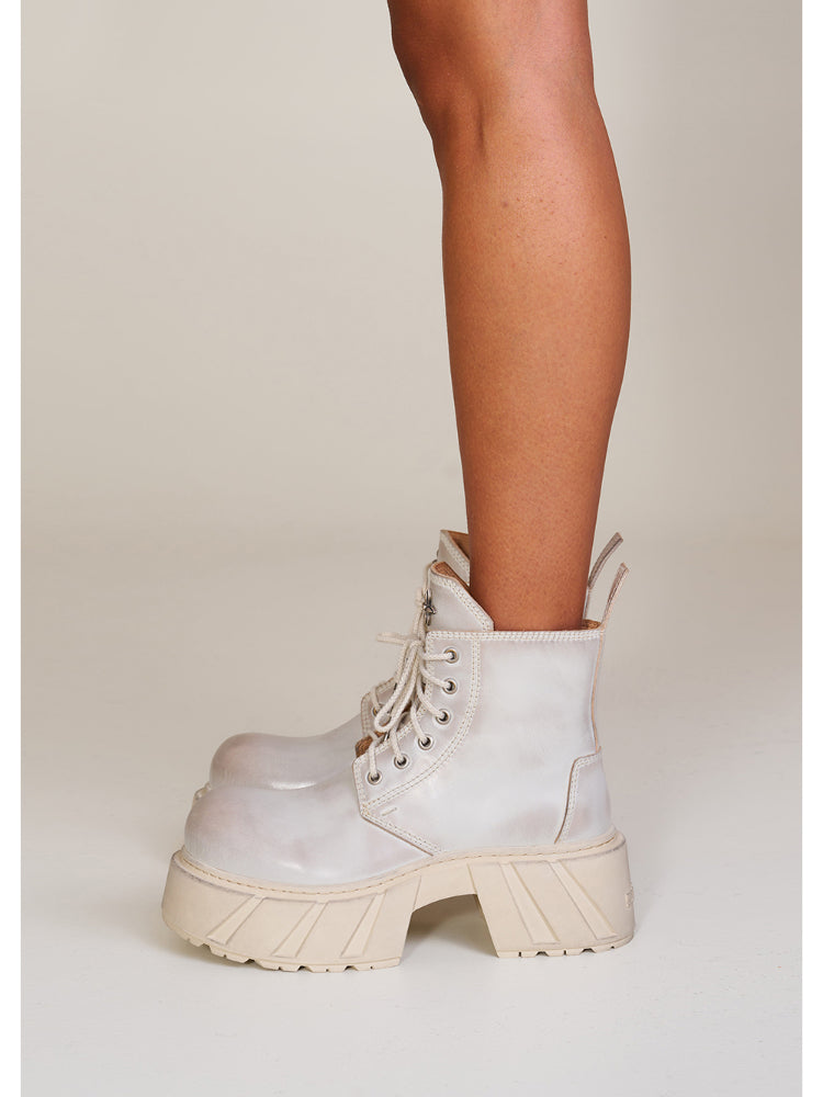 Future Mirage Leather Rider Boots Snow Mountain - CHINASQUAD