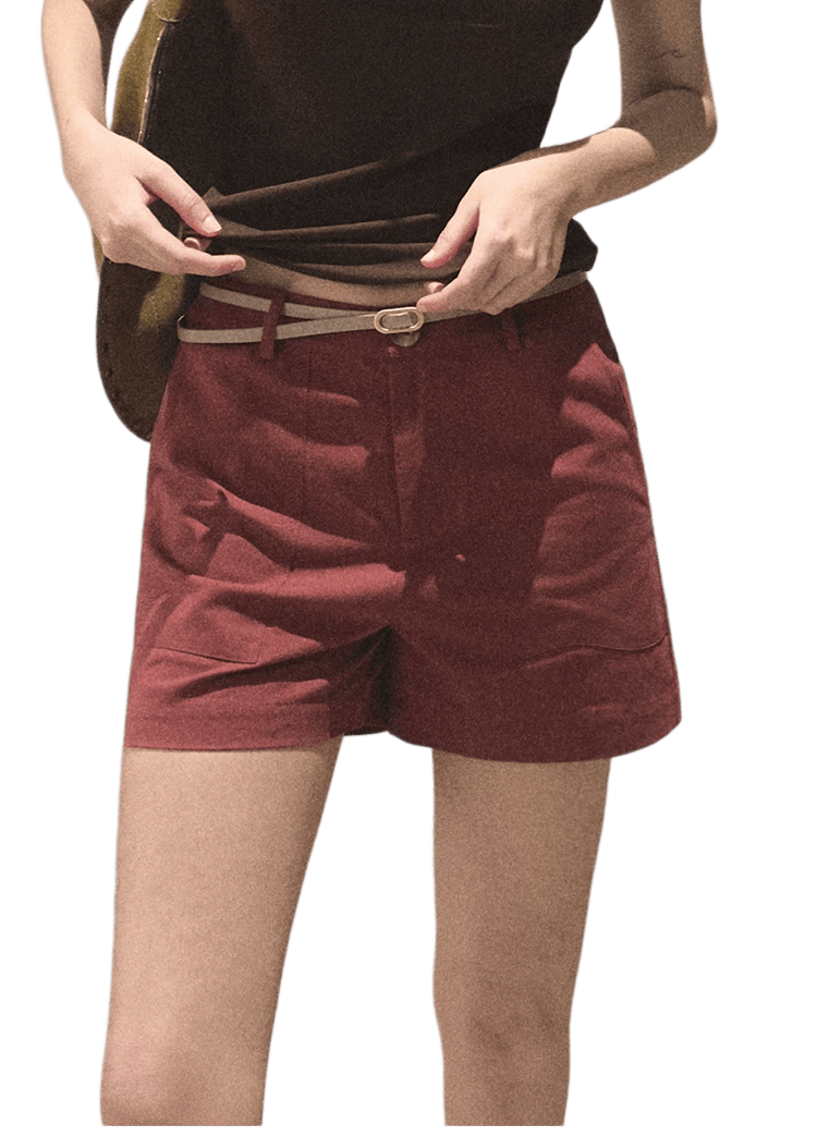 March Expansion Linen-Blend Tailored Shorts