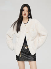 Off-white Faux Mink Coat - CHINASQUAD