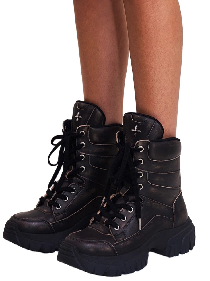 Wild Terrain Vintage Hand-Polished Hiking Boots