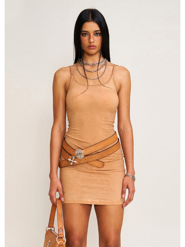 short camouflage dress Embroidered Camouflage Short Dress
