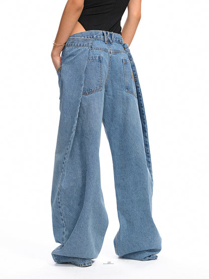 Washed Reversed - Pocket Jeans - CHINASQUAD