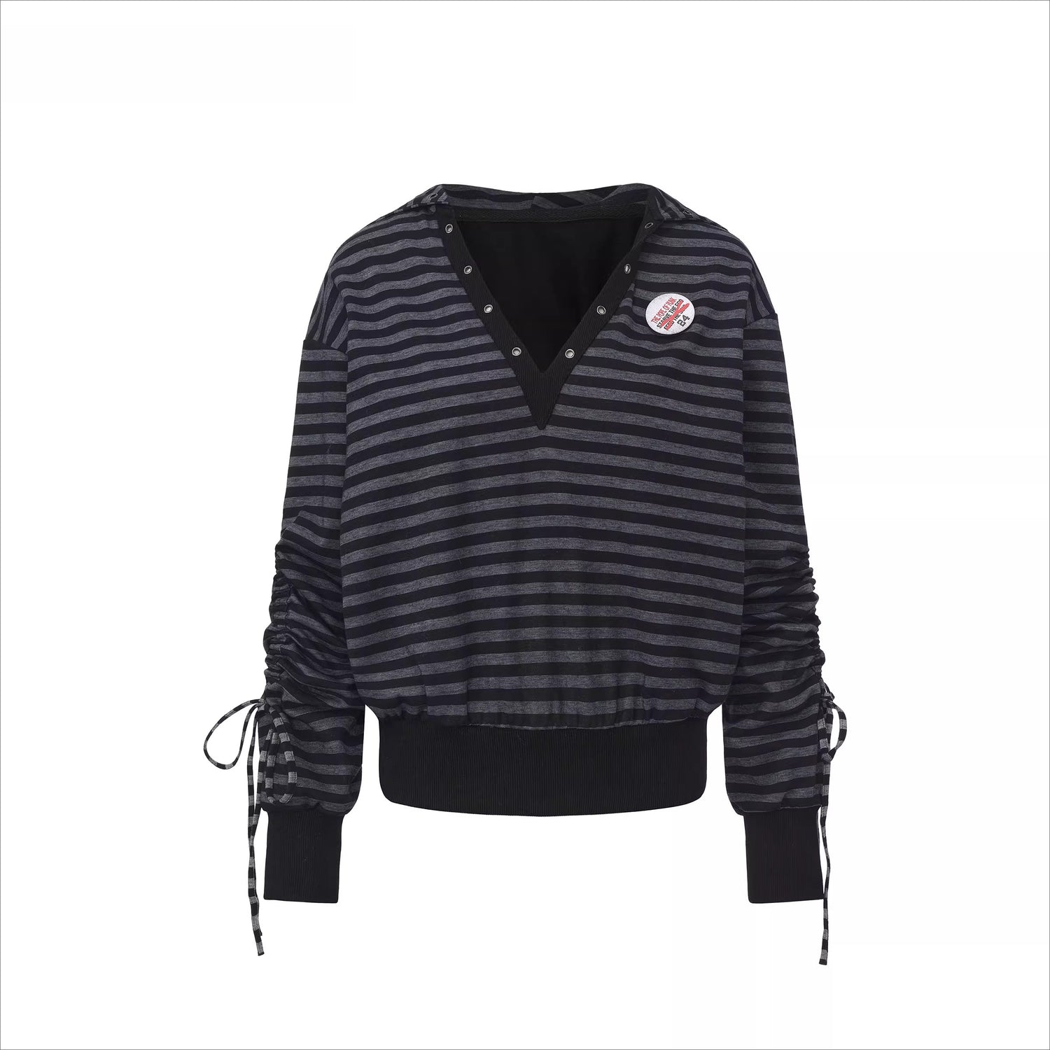 Rhinestone Back Hoodie T-Shirt