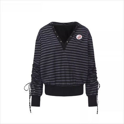 Rhinestone Back Hoodie T-Shirt