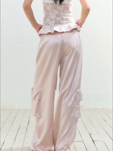 Lace Large Pocket Utility Pants - CHINASQUAD
