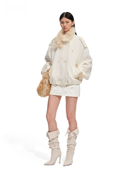Polar Washed Twill Denim Skirt