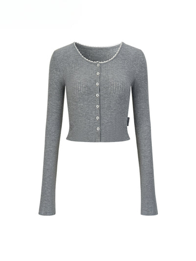 Gray Cardigan / S