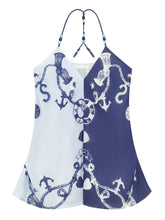 V-Neck Contrast Bead Camisole Tank Top - CHINASQUAD