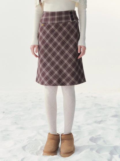 Sunset Park Retro Midi Skirt