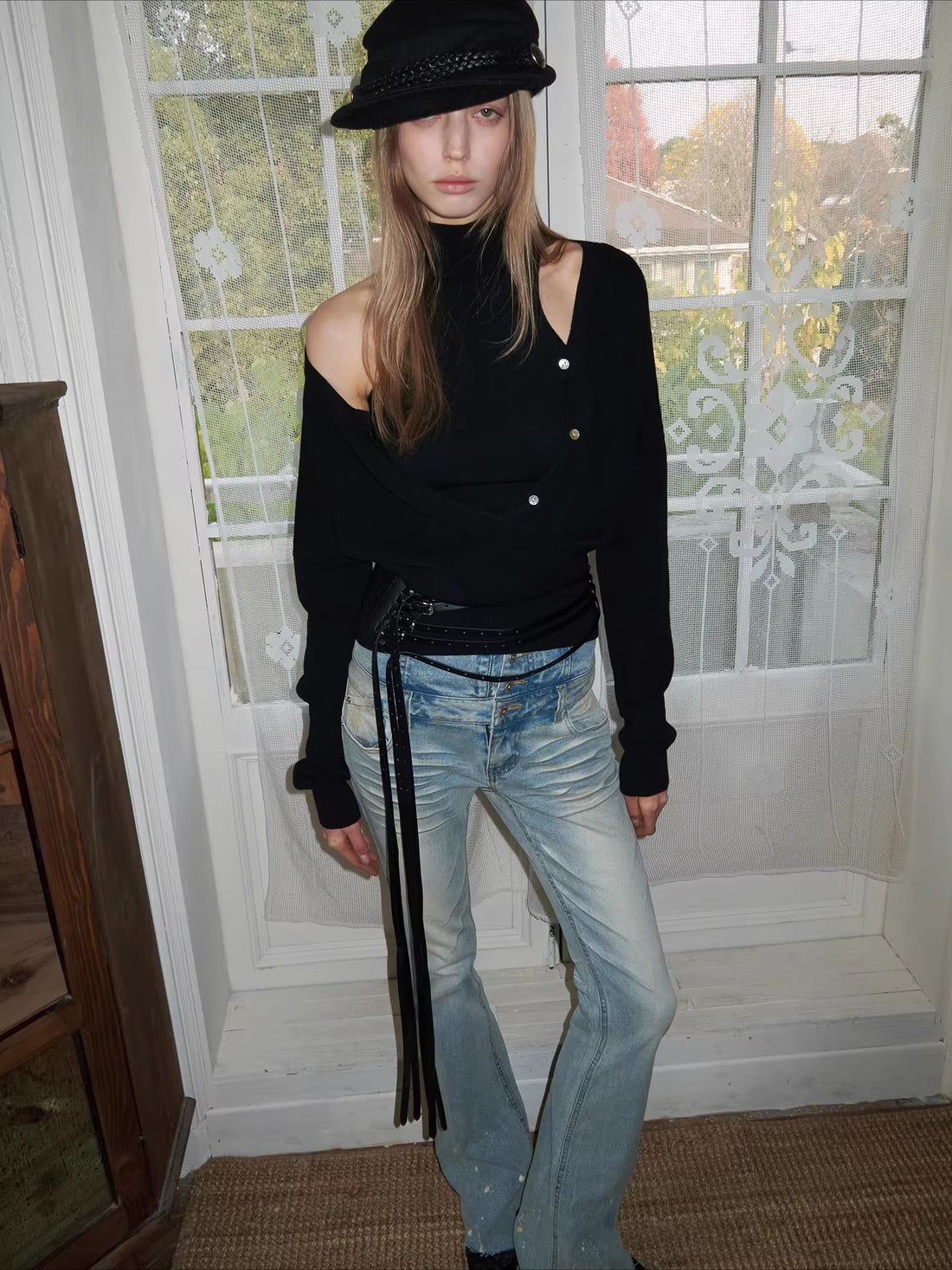 Cashmere Knit Vest Cardigan