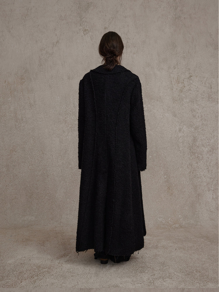 Brown Ancient Jacquard Long Robe