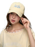 Cream-colored Embroidered Visor Cap - CHINASQUAD