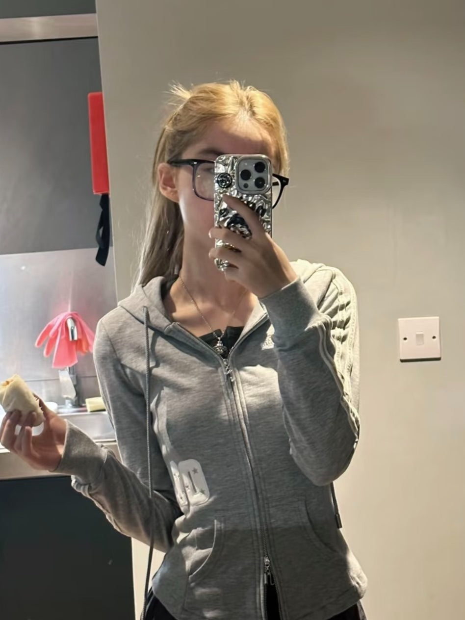 Zip-up Waist Slimming Hoodie