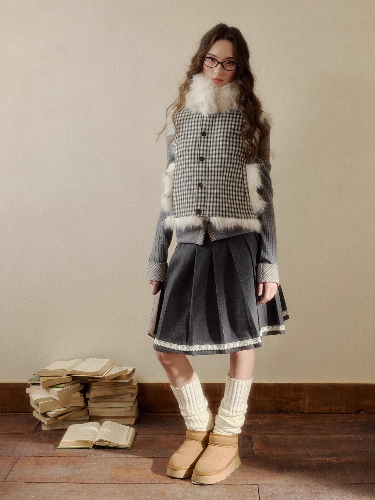 Reversible Fashion Faux Fur Jacket