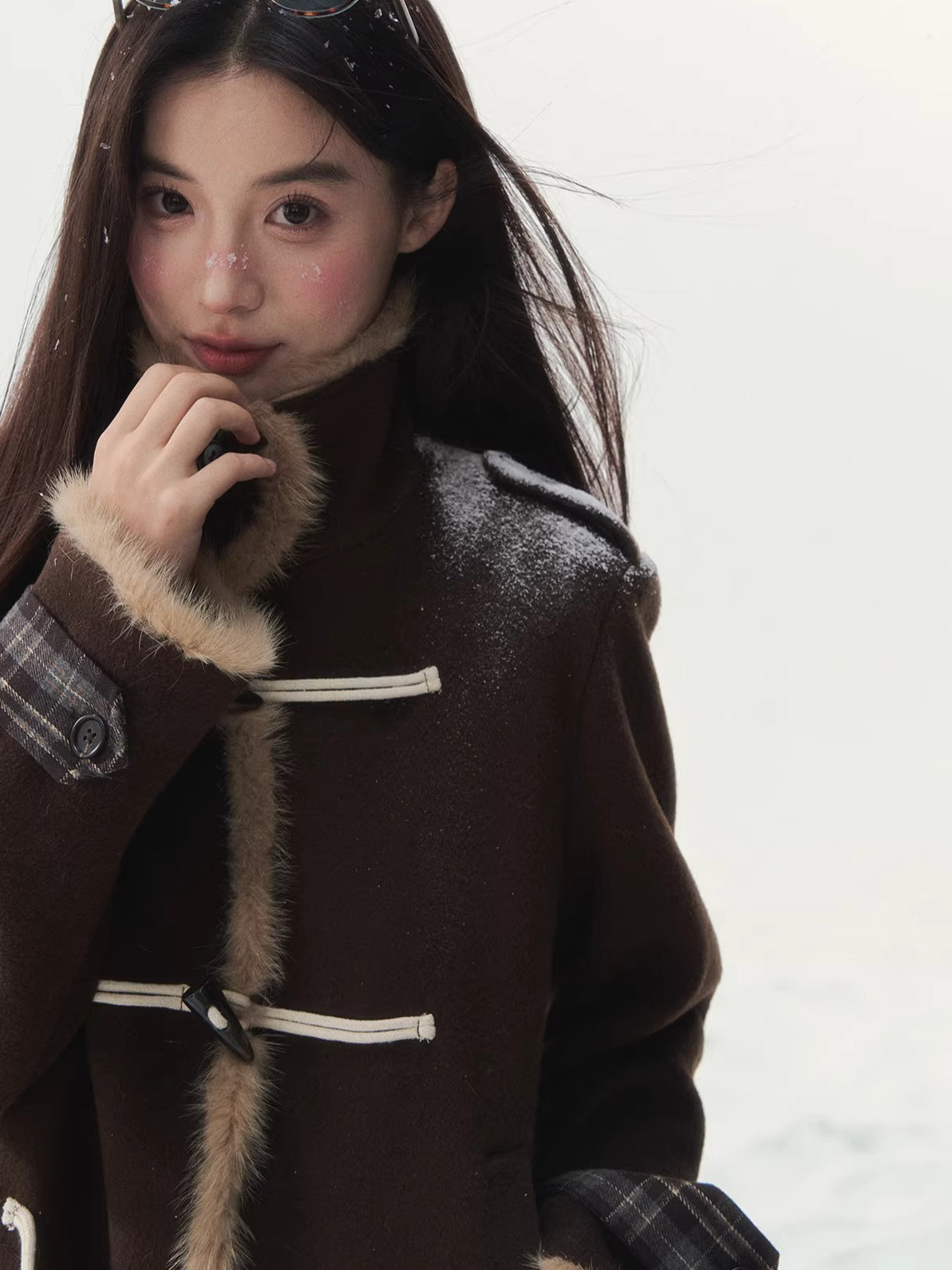 Vintage Duffle Wool-Blend Jacket