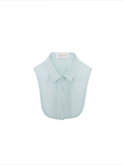 Ruffled Cotton Detachable Collar