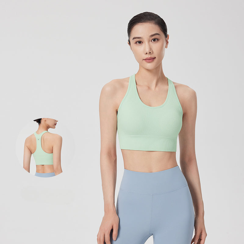 Cross-Back Shockproof Yoga Bra