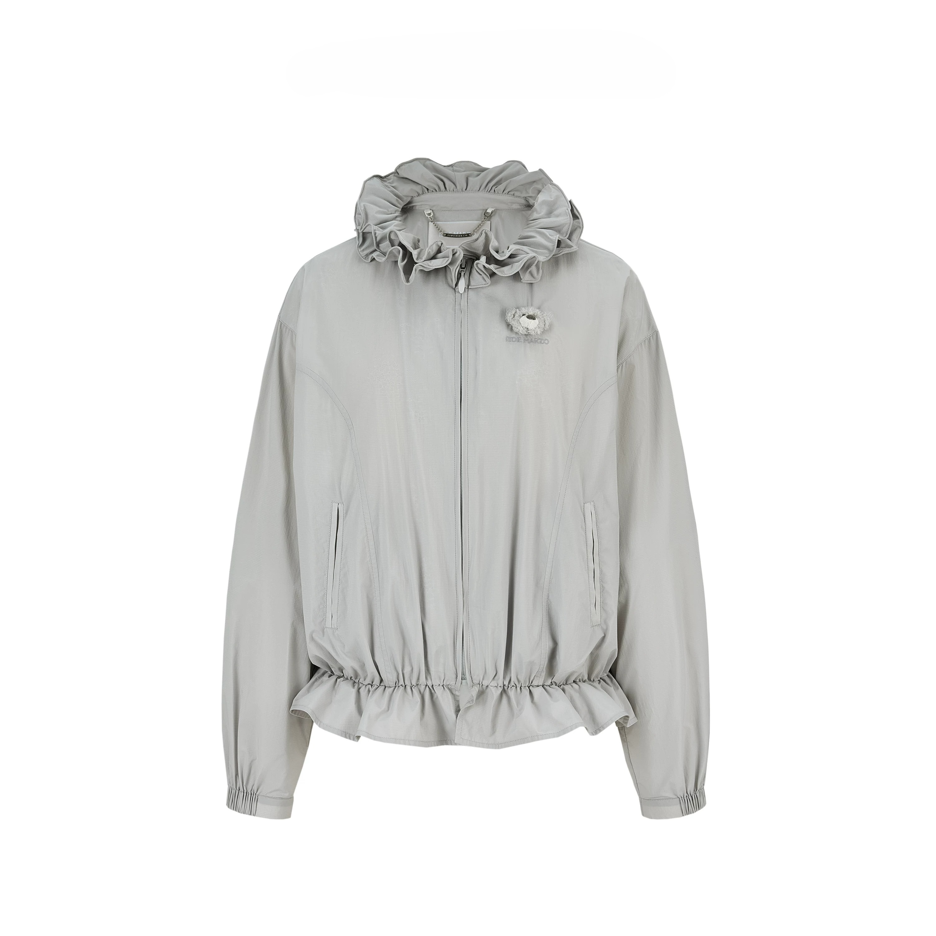 Lace Collar Lightweight Jacket