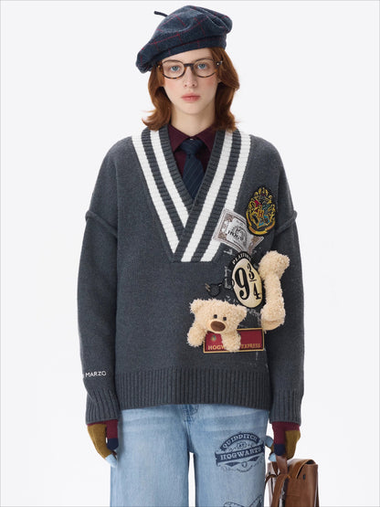 Platform 9¾ V-Neck Sweater