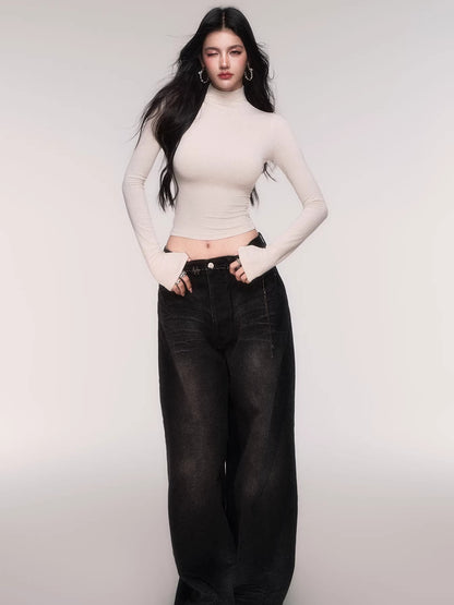 High-Stretch Mock-Neck Slim-Fit Base Layer