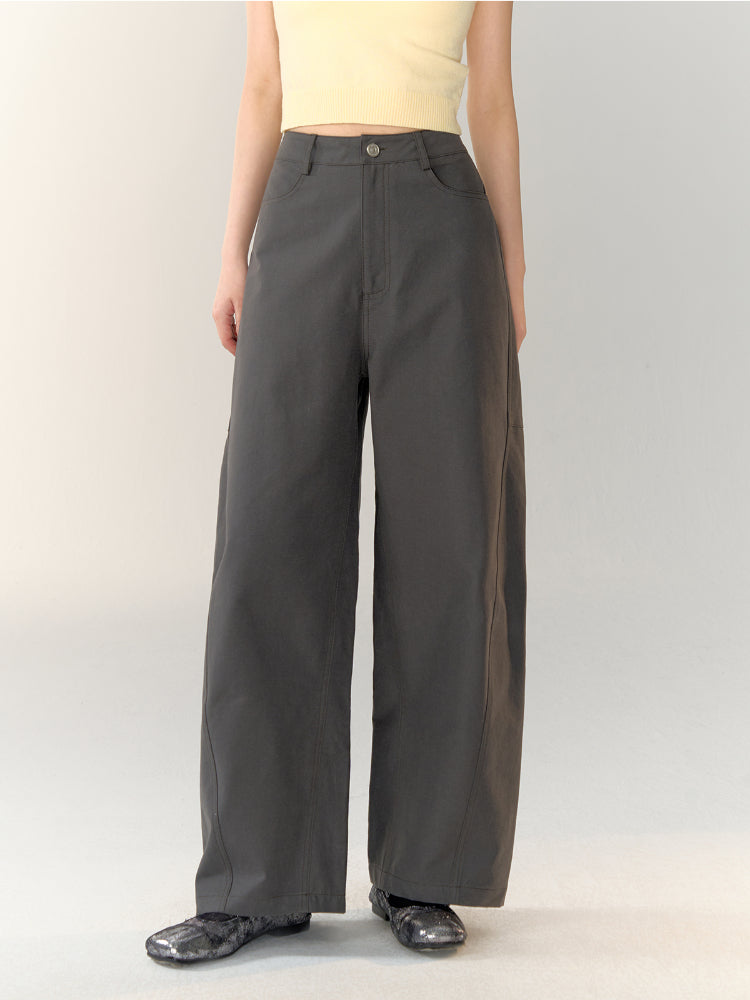 Versatile Simple Casual Wide-Leg Pants