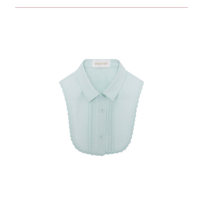 Ruffled Cotton Detachable Collar