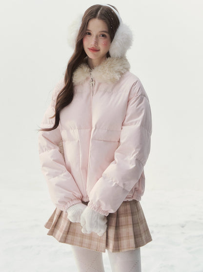 Original Pink Reversible Down Jacket