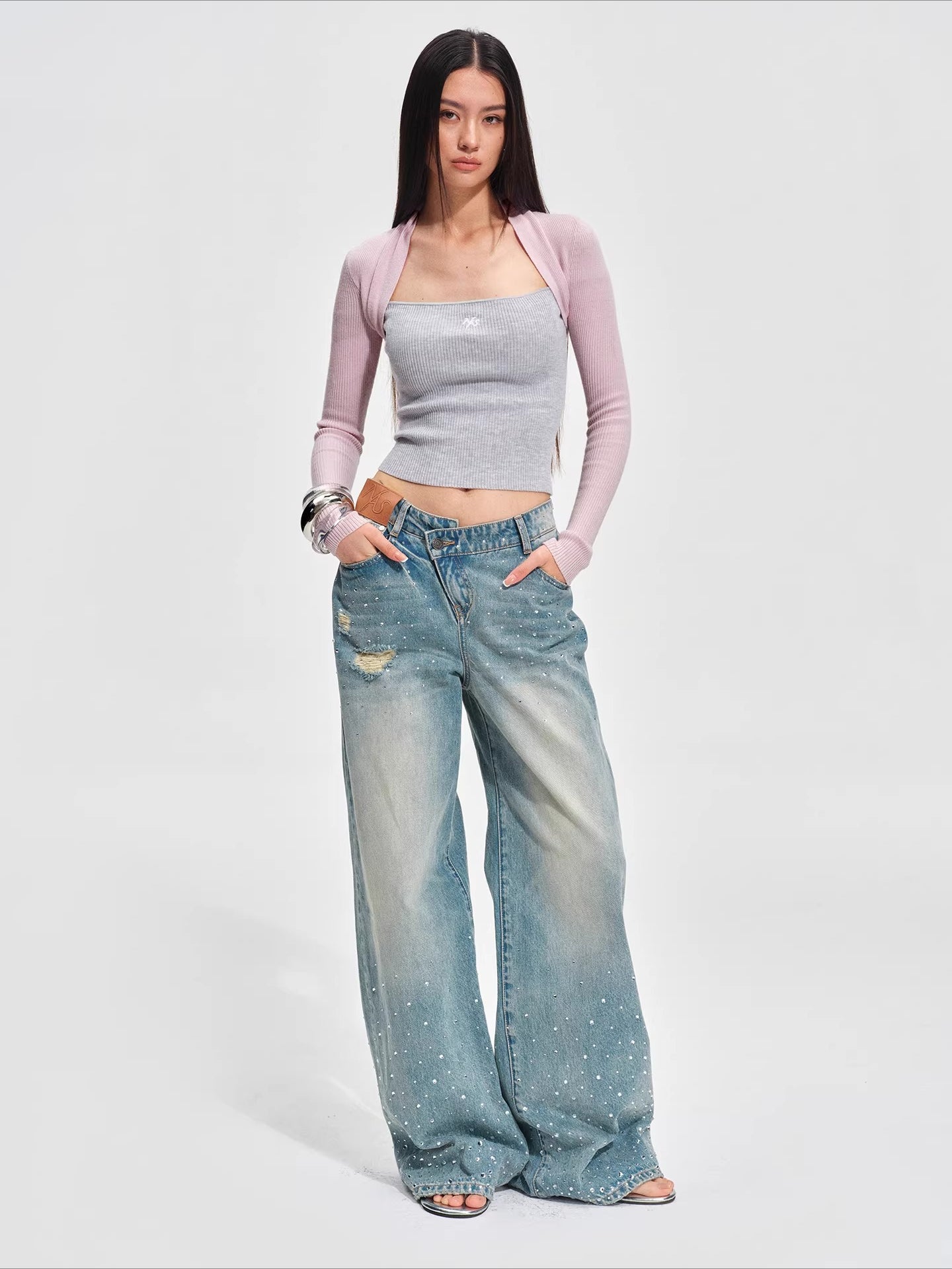 Slim-Fit Wool-Blend Knit Top