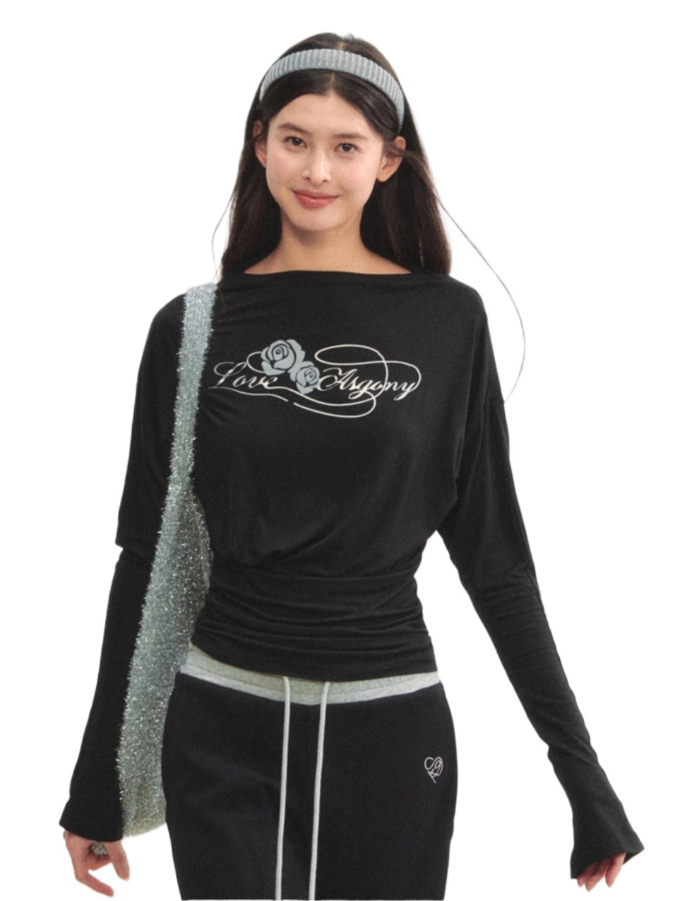 Floral Ruched Sun-Protective T-shirt - CHINASQUAD