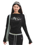 Floral Ruched Sun-Protective T-shirt - CHINASQUAD
