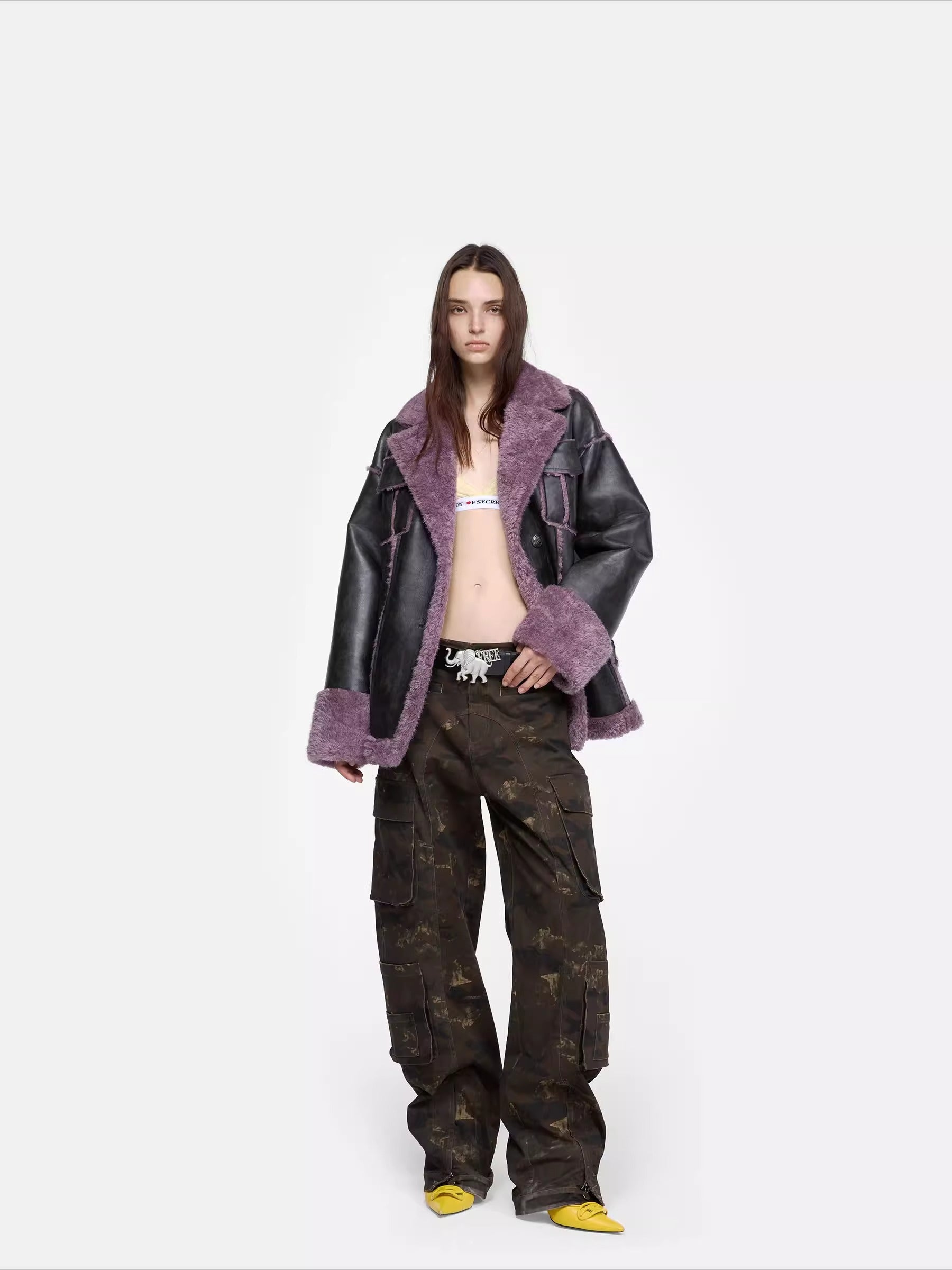 Faux Shearling Bonded Jacket