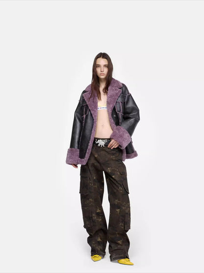 Faux Shearling Bonded Jacket