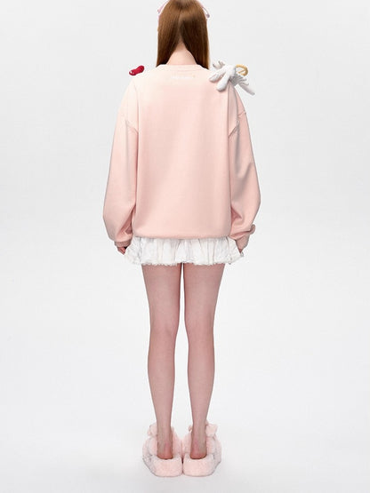 Fur Bear Paw Platform Slide Slippers