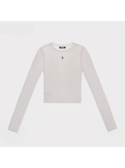 Waist-Cinching Slim Fit Thin Long - Sleeve Tunic
