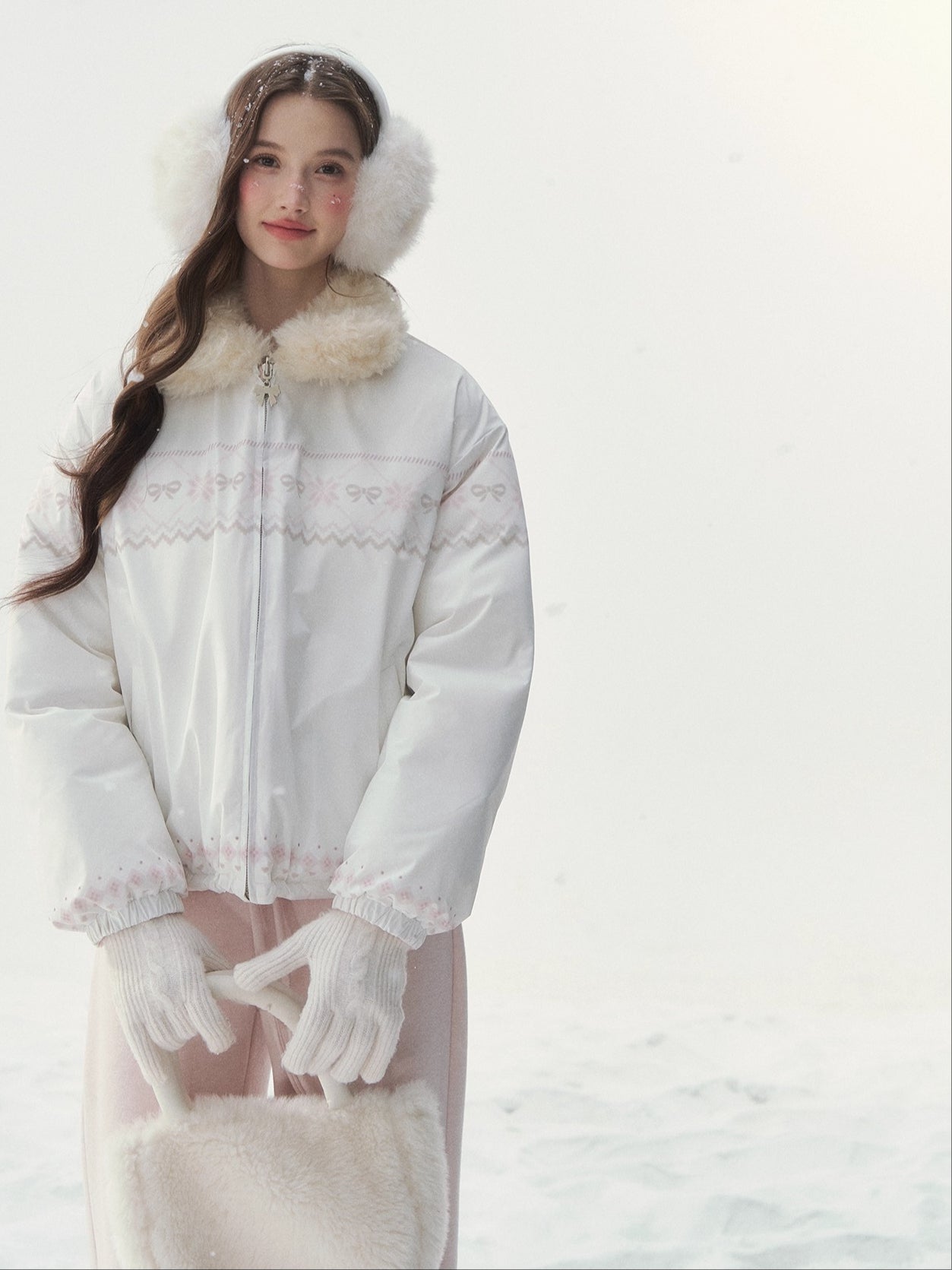 Original Pink Reversible Down Jacket