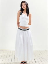 Striped Waistline Tutu Skirt - CHINASQUAD