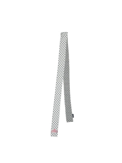 Polka Dot Stripe Double-sided Scarf - CHINASQUAD