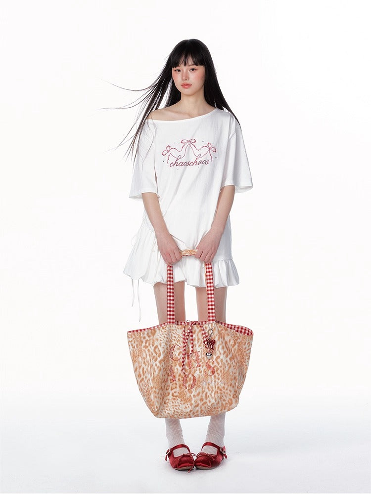 Crystal-Embellished Reversible Large Tote Bag