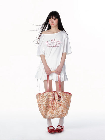 Crystal-Embellished Reversible Large Tote Bag