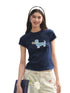 Print Dog Embroidered Tee - CHINASQUAD