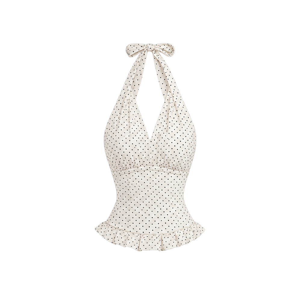 Nanyang Chiffon Halter Bustier