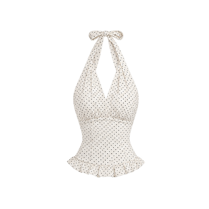 Nanyang Chiffon Halter Bustier