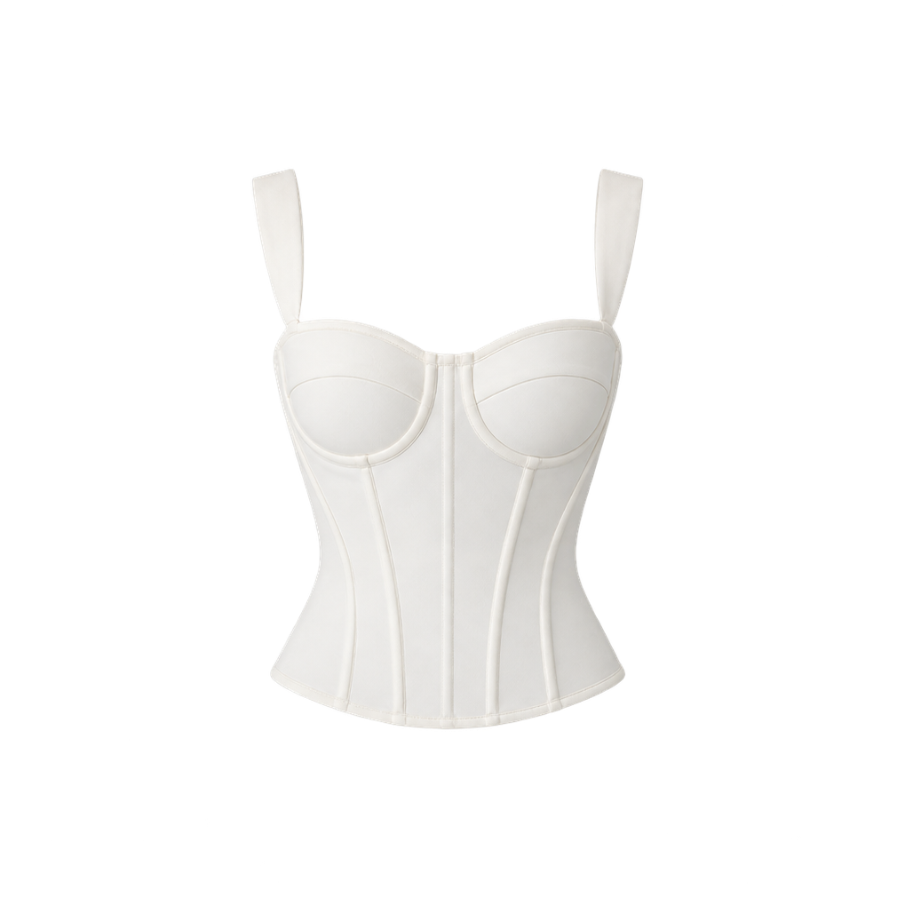 Moonlight White Corset Top