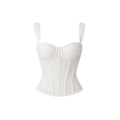 Moonlight White Corset Top