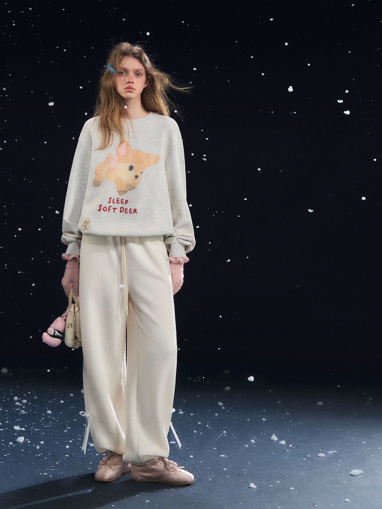 Velvety Jogger Lantern Pants