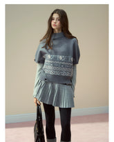 Polka Dot Bow Pleated Skirt - CHINASQUAD