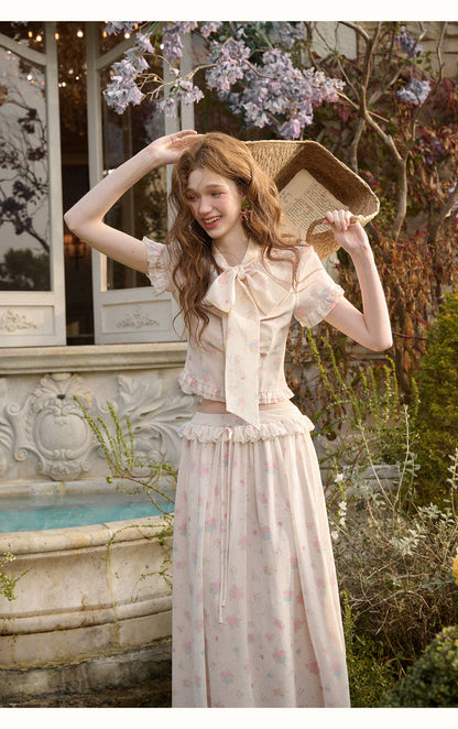 Island Holiday Chiffon Printed Set