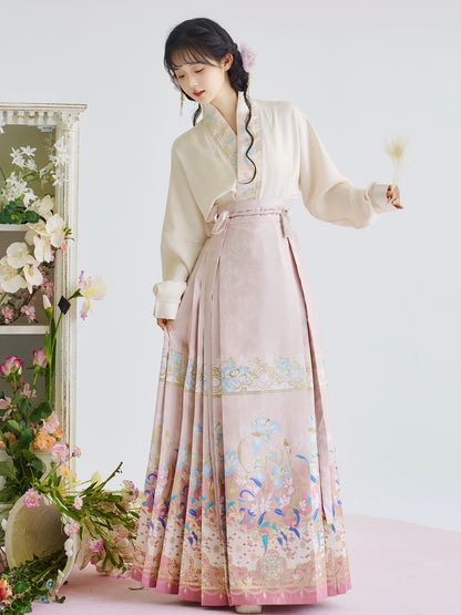 &quot;鸢尾&quot; Ming Dynasty Hanfu Set