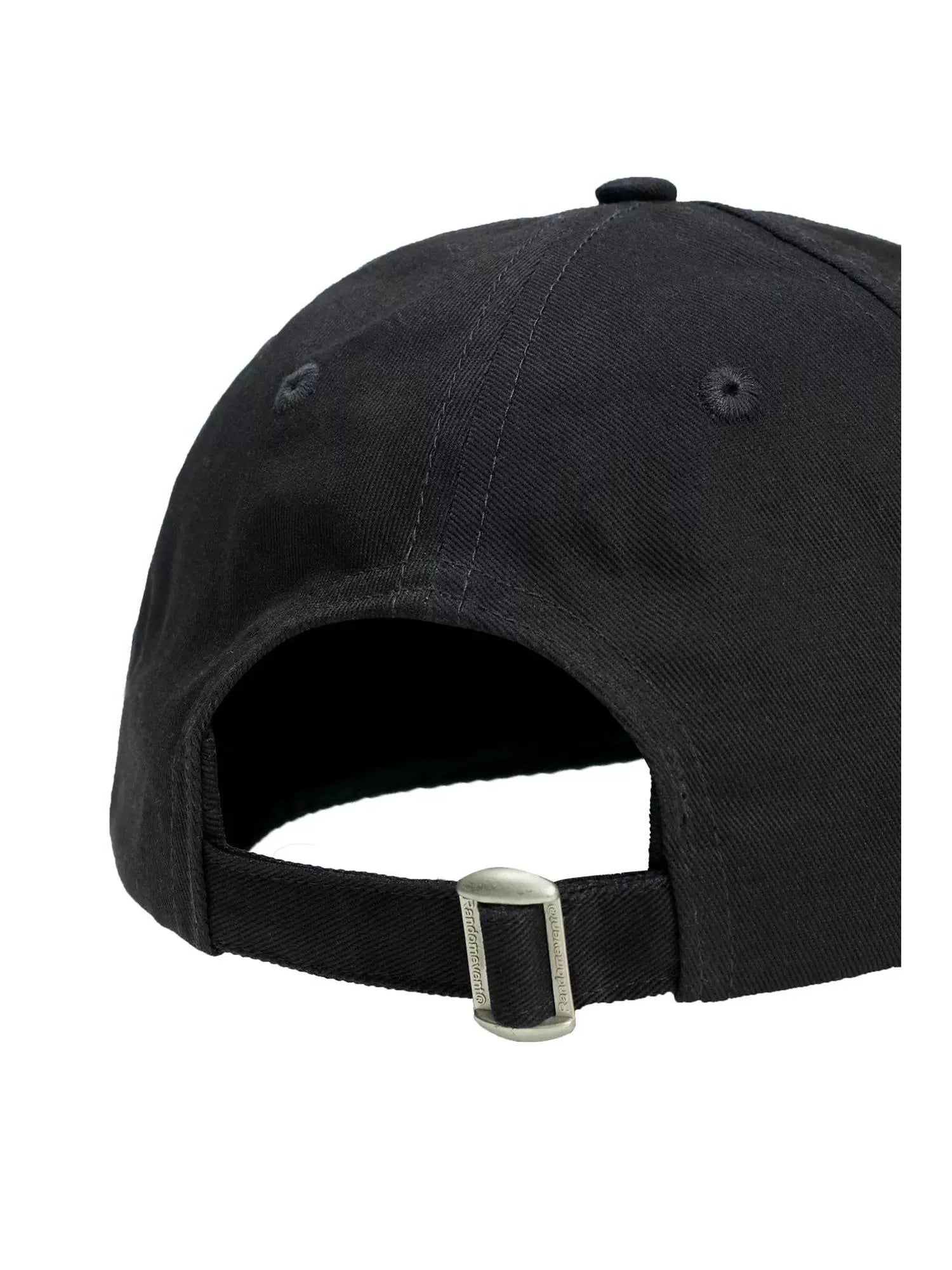 Retro R Embroidered Curved Brim Baseball Cap